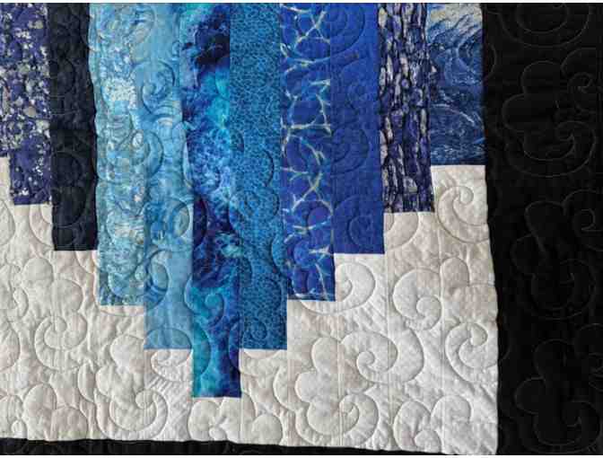 Zig Zag Artisan-Crafted Huge Quilt