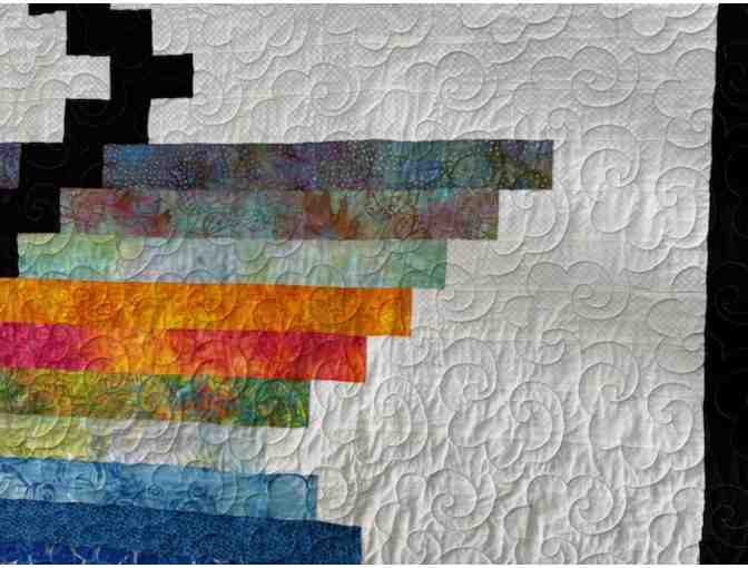 Zig Zag Artisan-Crafted Huge Quilt