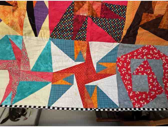 Original Artisan-Crafted What's Your Angle? Quilt