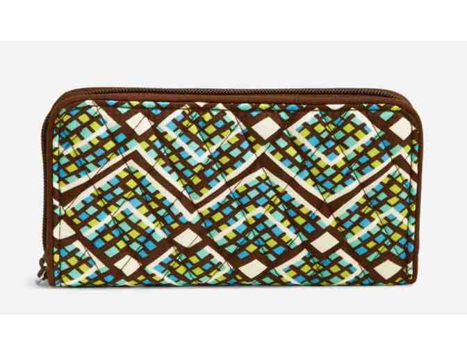 Vera Bradley RFID Georgia Wallet in Rain Forest