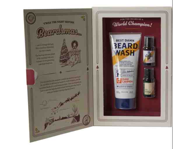 DUKE CANNON The Beard That Stole Christmas Beard Care Set - 3-Piece - Photo 2