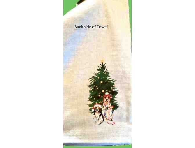 Set of Two Howl-iday Dogs Kitchen Towels