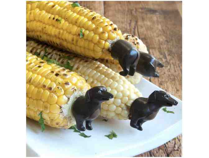 The Charcoal Companion Dog Corn Holders