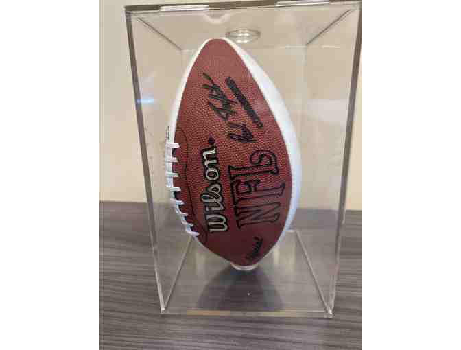 Former Steeler Greg Avoid Lloyd Signed Autographed Football (Ex-Mint condition)