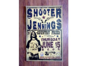 TWO Tipitina's SIGNED Shooter Jennings posters | 2006