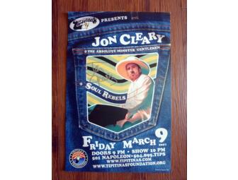 Tipitina's SIGNED Jon Cleary poster | March 2007