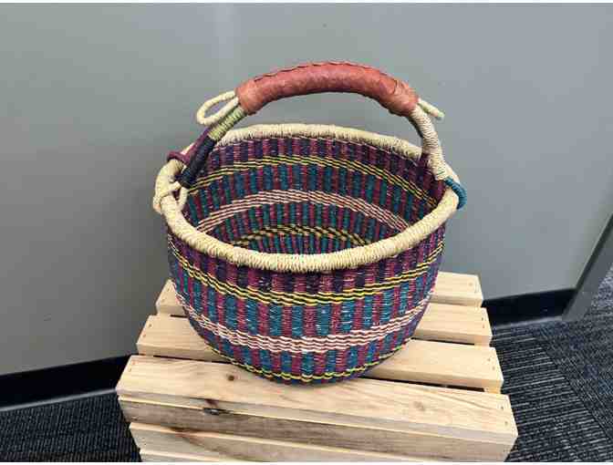 Handwoven Fruit Basket from Ghana, Africa