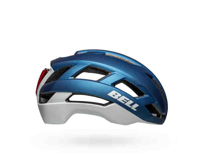 Bell Blue/Gray Falcon LED Helmet