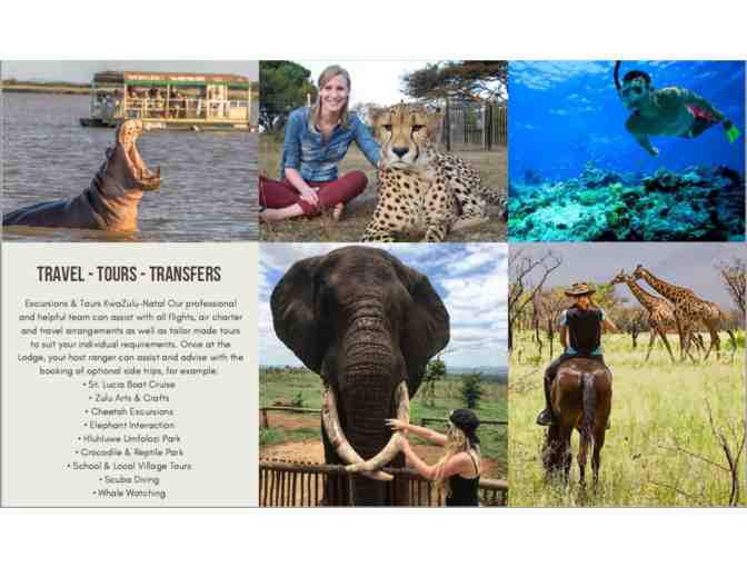 Africa Adventure! Zulu Nyala Heritage Safari Lodge or Tented Safari Camp!