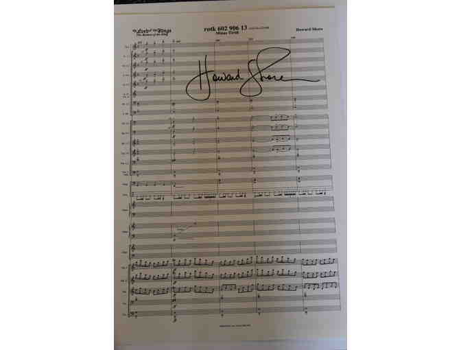 Howard Shore Signed Score from The Lord of the Rings