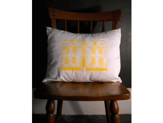 Historic House Pillow- Crowninshield Bentley Salem