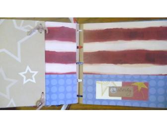 4th of July 'recycled' scrapbook album