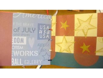 4th of July 'recycled' scrapbook album