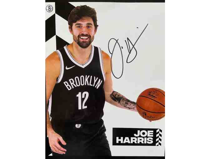 Nets Basketball Autographed Photo of Joe Harris