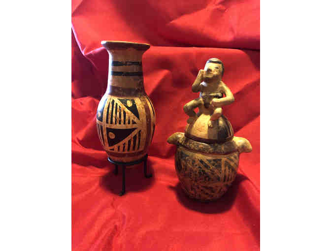 86-Pre-Columbian Reproduction Urn and Vase