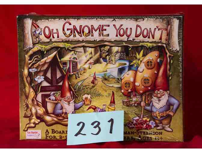 Oh Gnome You Don't! Board Game