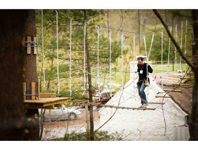 TreeTop Adventures Zip-Line and Climbing Park in Canton - 2 Tickets