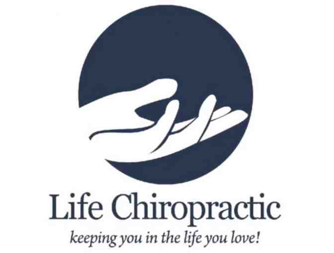 Life Chiropractic: initial exam including x-rays & adjustment
