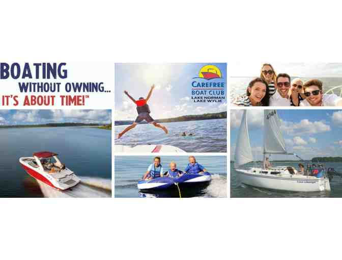 Carefree Boat Club 1 Year Membership Lake Norman / Lake Wylie North/South Carolina! $4700