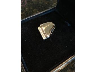 Estate 14k Gold Piano Charm