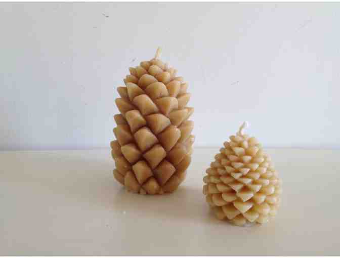 Handmade Pine Cone Candles