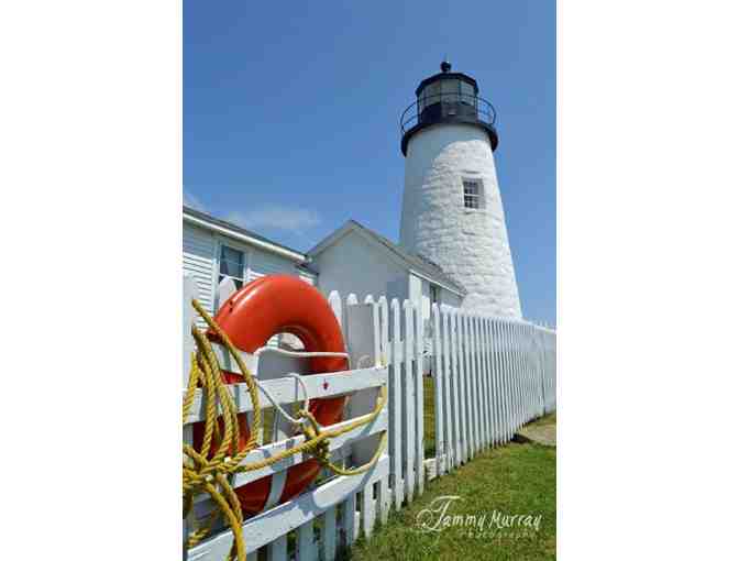 Matted Print 'Pemaquid Lighthouse-Bristol' by Tammy Murray