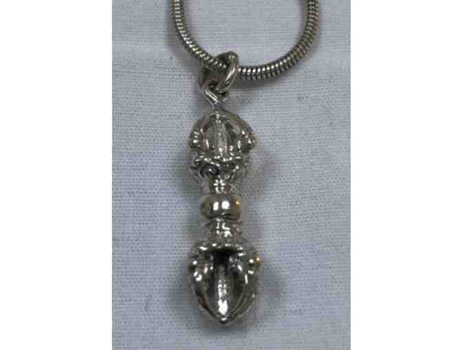 Sterling Silver Pendant , Blessed by H. H. Dudjom Yangsi Rinpoche