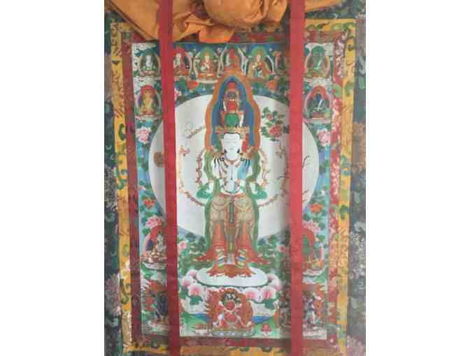 1000-Arm Chenrezig (Avalokiteshvara) Thangka