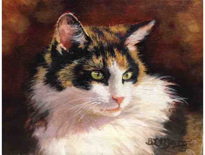 Custom Oil Pet Portrait by Bonnie Marris