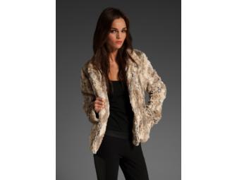 Georgie Heidi Luxe Faux Fur Mink Jacket (Small)