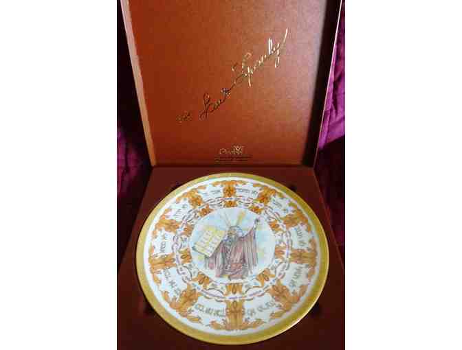 Goebel Second Limited Edition Plate Ten Commandments Original Box Numbered