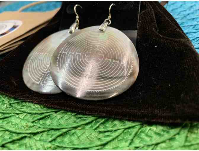 Labyrinths On Shells - Ready-to-Gift Earrings
