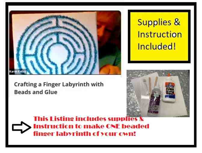 Beaded Labyrinth Kit - BLUE
