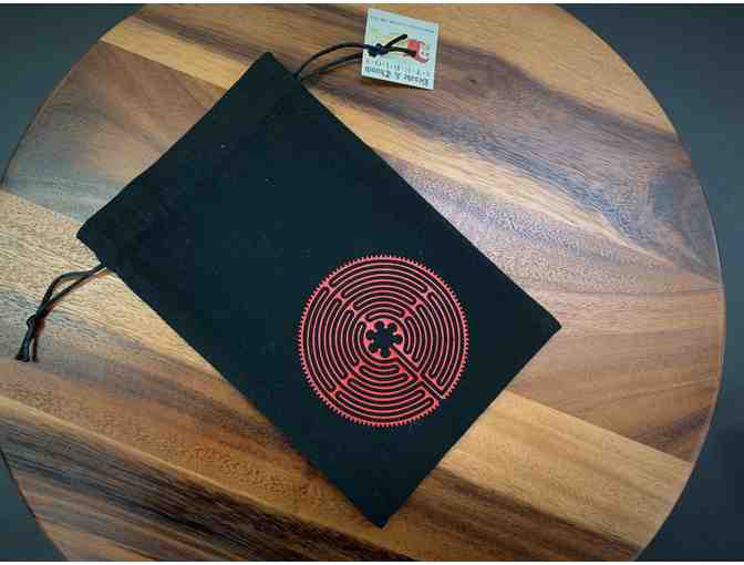 Labyrinth Gift Bag: Black & Red
