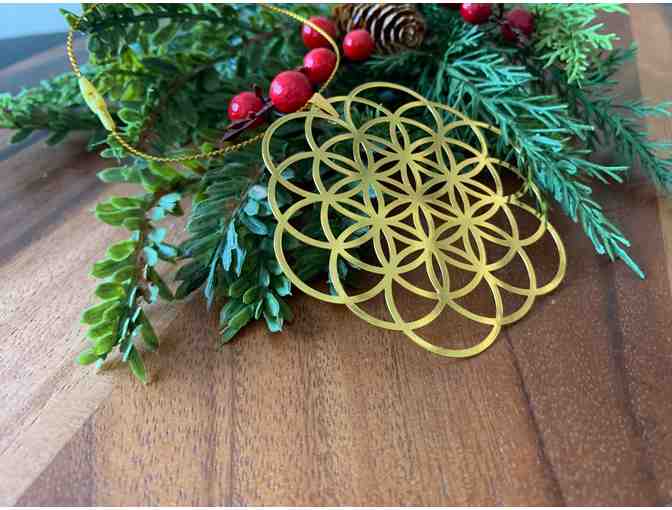 *Ornament Set (2 Gold Plated Ornaments) - Set #7