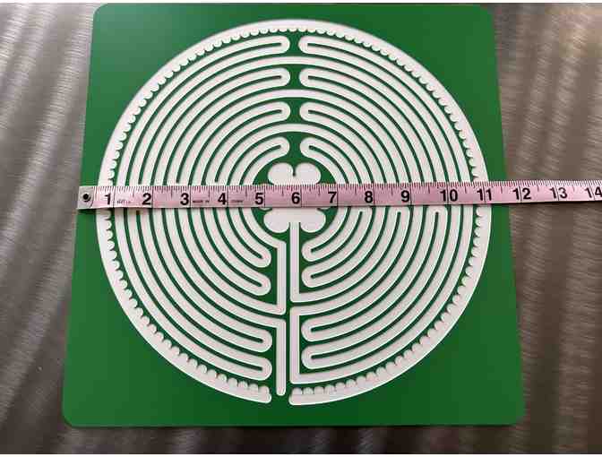 Large Acrylic Labyrinth - GREEN