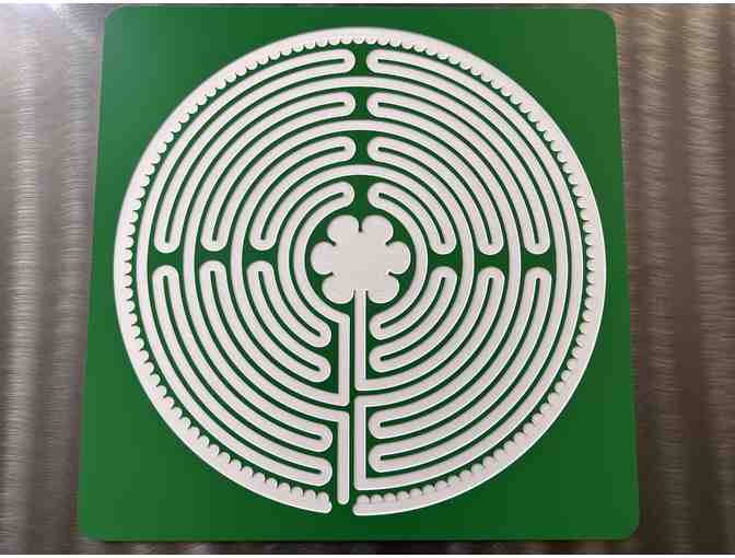 Large Acrylic Labyrinth - GREEN