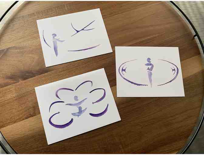 Set of 3 Notecards - from the Chartres Labyrinth Series #1