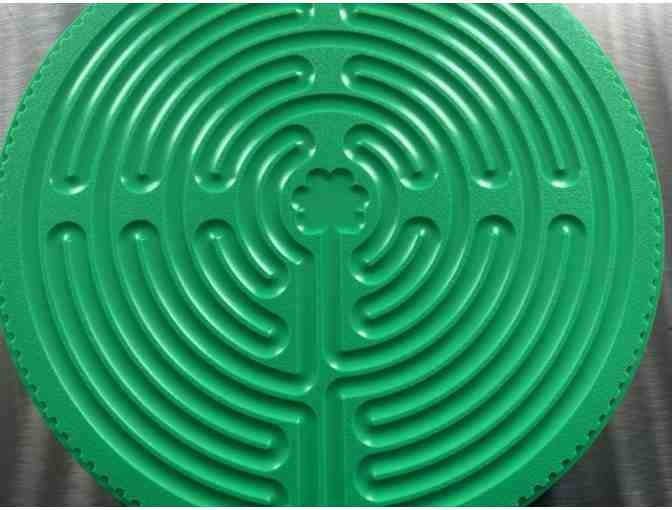 Chartres Labyrinth | 18-inch Vibrant Green Acrylic - Photo 4