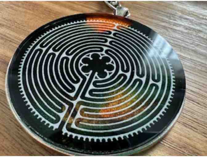 Chartres Labyrinth | Radiant Purse Tag - Photo 1