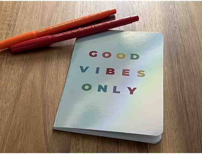 Good Vibes Only Journal (Holographic)