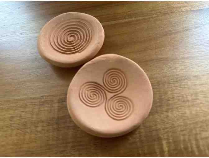 Earthenware Tiny Trinket Dish Set