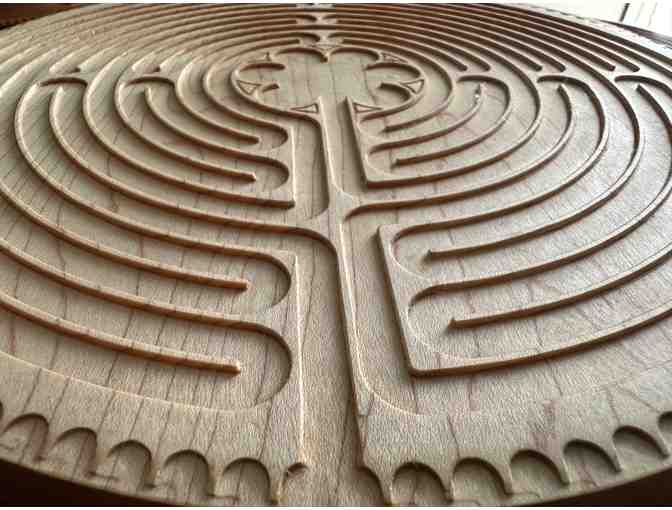 Created for our 2024 Auction | Maple Wood Labyrinth | 10-inch - Photo 3