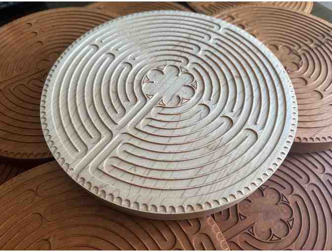 Created for our 2024 Auction | Maple Wood Labyrinth | 10-inch - Photo 1