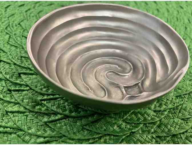 Pewter Labyrinth Bowl