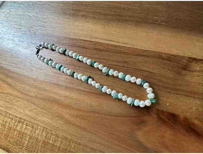 Aventurine & Pearl Necklace