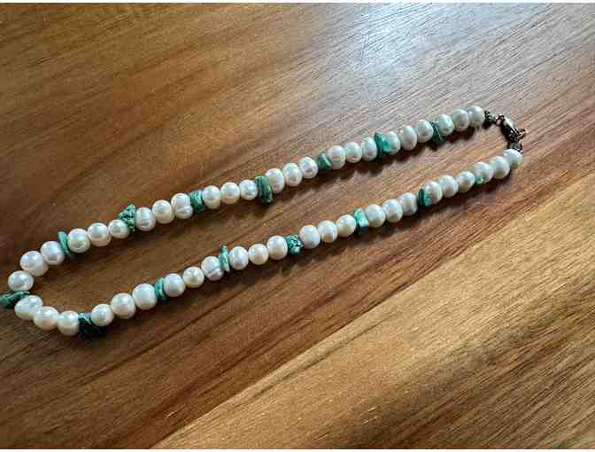 Aventurine & Pearl Necklace