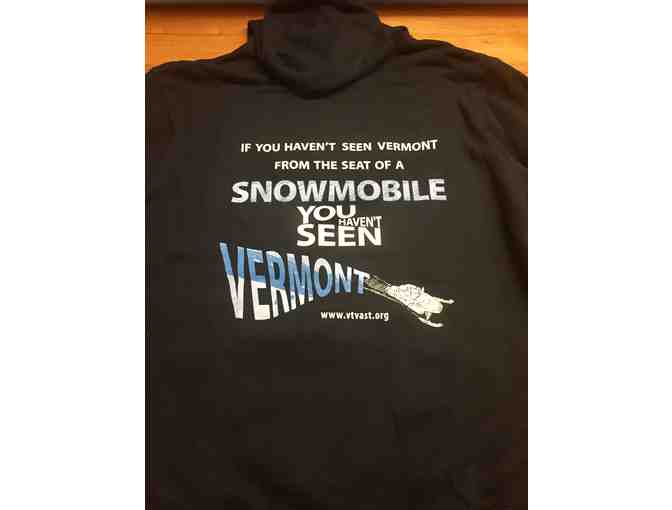 Snowmobile Vermont Sweatshirt and Hat