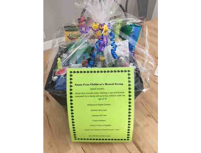 Santa Cruz Children's Dental Group Goodie Basket w/Family Dental Visit