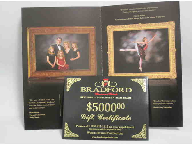$5,000 Gift Certificate at Bradford World Renowned Portraiture of NY